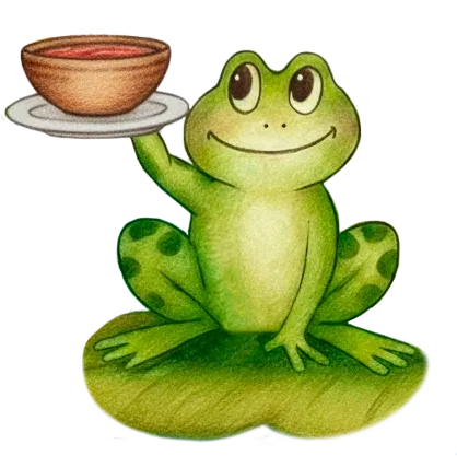 Ranita mesera el charco de las ranas